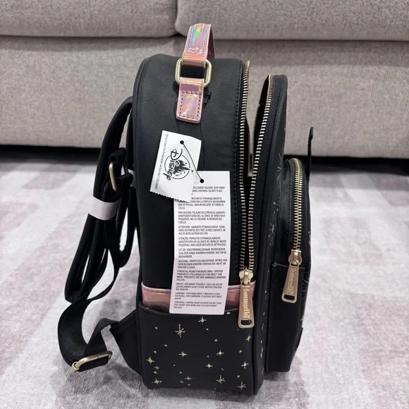 Disney Black and Gold Castle Backpack Backpacks